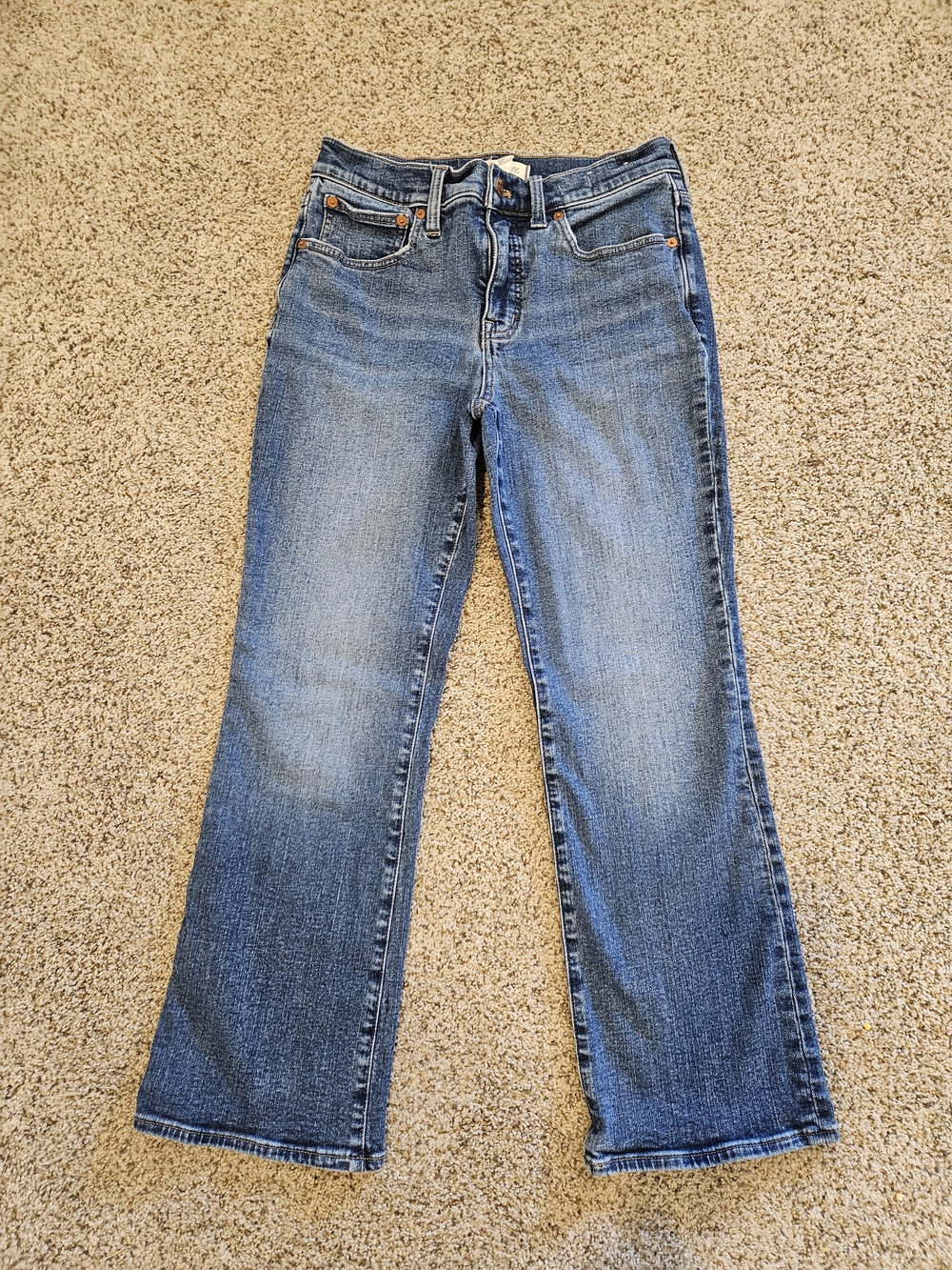 Madewell Medium Blue Flare Jeans